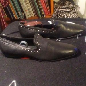 Women's ZIGN Black Leather Loafers/Slip-Ons Size 9